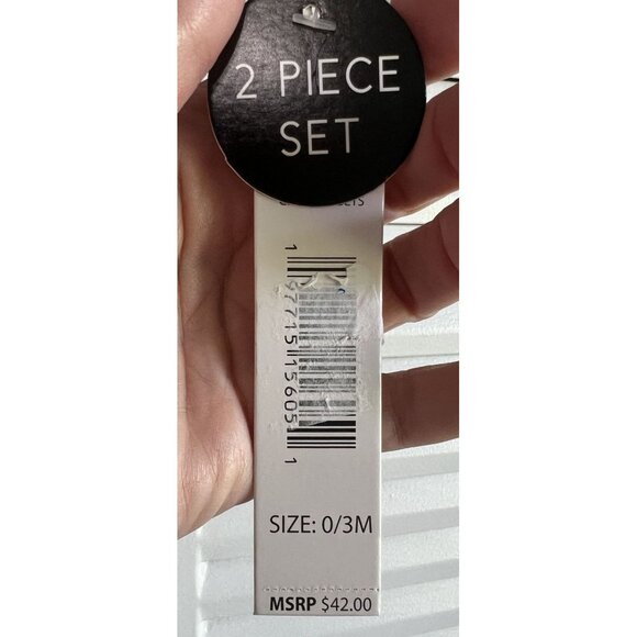 Nicole Miller New York Baby 2-Piece Set 0/3M Sweater & Leggings Cottagecore NWT - Picture 5 of 8